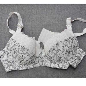 Bamboo Fiber Maternity Bra Nursing Bra Feeding For Pregnant Women Flower Lace Underwear Underwire Anti Sagging Gravidas Y0925