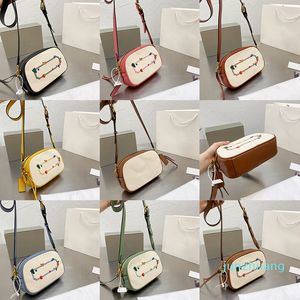 Designer- Women shoulder bag lady Canvas Leather Cross Body fashion fruit camera bags size 22*16cm