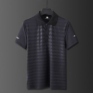 Camiseta Masculina Polo Slim Fit Manga Curta Secagem Rápida Masculina Simples Streetwear Polos Masculinas