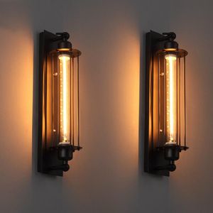Wall Lamps Vintage Iron Industrial Corridor Restaurant Bar Lighting Fixture Luminaire Bedroom Metal Retro American Cafe Light