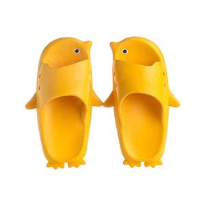 NXY Slippers Children slippers summer new boys and girls parent child EVA baby bathroom women Sole Open Toe House 220127