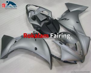 Gråa Fairings Bodyworks för Yamaha YZF R1 YZF-R1 2012 2013 2014 YZF1000 YZFR1 12-14 Kropps kit (formsprutning)