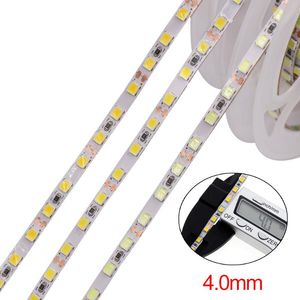 Strips 4mm PCB LED Strip Light 12V 2835 120Leds/m Flexible Tape Reibbon Stripe For Backlight String Lamp Home Decoration