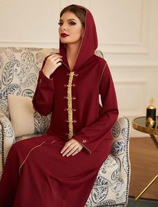 Etnik giyim Ramazan Kaftan Fas Abaya Dubai Müslüman Moda Abayas Kadınlar için Türk Elbiseler İslam Robe Femme de Moda Musulmana