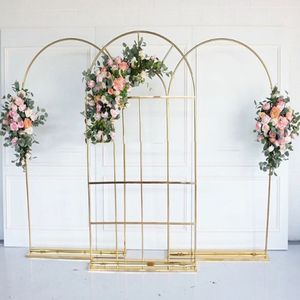 Outdoor Lawn Wedding Decoration Floral Row Door Frame Artificial Flower Arch Birthday Party Balloon Stand Grand Event Stage Pillar Plinth Backdrops Props