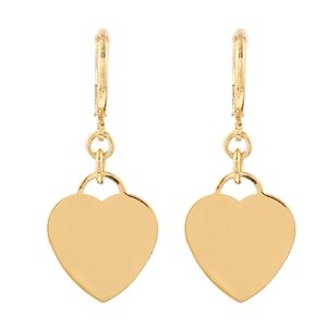 Goldfarbene Herz-Ohrringe für Damen und Mädchen, romantischer Schmuck, Geburtstagsparty-Geschenke