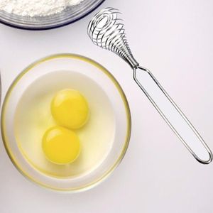 Wholesale spring coil whisk for sale - Group buy kitchen accessories Egg Tools Beater Spring Coil Wire Whisk Hand Mixer Blender Stainless Steel Handle Stiring Tool RH9103