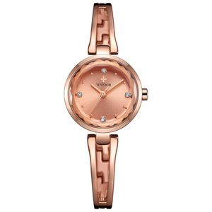 Orologi da polso 2021 Piccoli orologi da donna di lusso Bracciale in oro rosa Abito al quarzo da polso da donna Orologio casual femminile Relogio Feminino Whatch