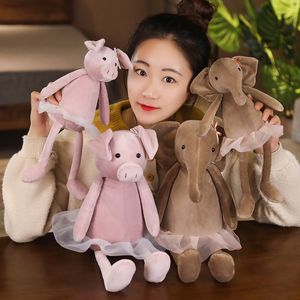 Wholesale pig toys for sale - Group buy VIP Cartoon Pig Elephant Cuddle Pillow Stuffed Plush Toy Cute Shape And Appearance Home Decoration Gifts for Children