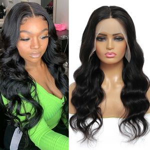 13X4 Transparent Lace Front Human Hair Wigs Pre-Plucked Brazilian Peruvian Malaysian Indian Mongolian Hair Straight Body Wave Water Kinky Curly Wigs