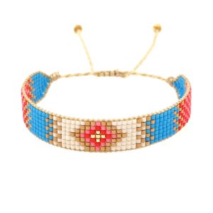 GO2BOHO BOHO MIYUKI Kadınlar için Bilezikler Türk Nazar Bilezik 2020 Bohemian Boncuk Pulseras Femme Takı Renkli Mücevherat