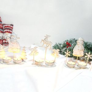 Kerzenhalter Dekorationen Weihnachten Vintage Ornament Halter Kreative Ornamente Weihnachtsgeschenk Candelabros Decorativos