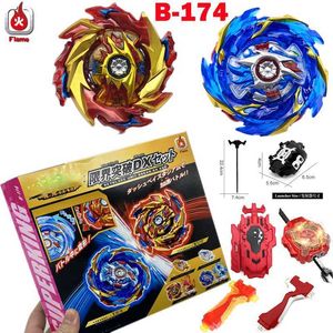 Burst Superking B-174 Limit Break DX W/ Sparking Launcher Spinning Top Metal Fusion Gyroscope Toys for Children Birthday Gifts X0528