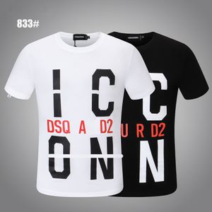 DSQ Padrão T-shirt D2 Phantom Tartaruga 2020SS Novo Mens Designer T Shirt Paris Moda Tshirts Verão Masculino Qualidade Superior 100% Algodão To422