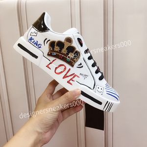 Moda Çizmeler Erkek Bayan Rahat Ayakkabılar Düz Mat Deri Sneakers ACE Arı Ayakkabı Yılan Kalp Chaussures Eğitmenler Yeşil Kırmızı Çizgili Nakış