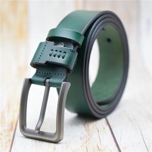 Belts Genuine Leather Belt Man Purple/green/blue/coffee/black/red Men Designer Cummerbunds Large Size 95 -130CM Waist Male