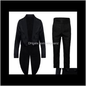 Mens Roupas Vestuário Drop Drop 2021 Oreia Clássico Formal Blazers Conjunto Sólido Sequin Countercoat Tuxedo Noivo Do Noivo Conjuntos Homens Sta