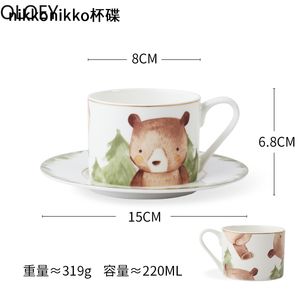 Cute Ceramic Bear Cup