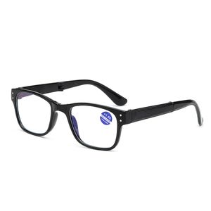 Lesebrille, blaues Licht blockierend, Anti-UV-Blendung, Überanstrengung der Augen, faltbare Computer-Federscharnier-Lesegeräte für Damen und Herren, Stärke 1,0–4,0