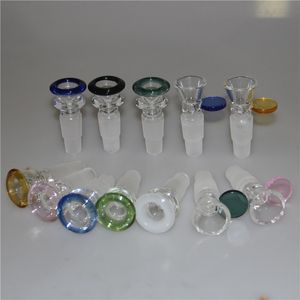Glas-Bong-Schüssel, Wasserpfeifen-Adapter, 14 mm, 18 mm Außengelenk, trockene Kräuterköpfe für Rauchpfeifen, Recycler, Bohrinseln, Bongs, Tabakköpfe