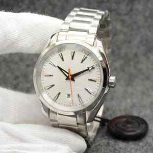 Assista automático 2023 Dial de cinza mecânico Mens 42mm de aço inoxidável de vidro de aço esportivo de pulseira de borracha pulsewarches 1s