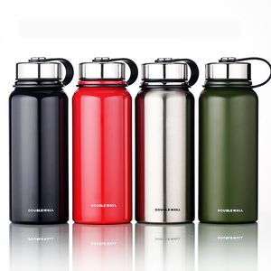 Wholesale testing equipment for sale - Group buy Outdoor Stainless Steel Drinking Water Bottles Jogging Sport Insulated Thermos Vacuum Bottle Flasks Double Wall Space Large Capacity