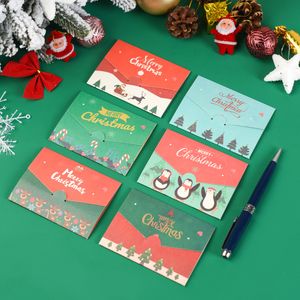 Wholesales Christmas Greeting Cards New Year Birthday Thank You Paper Card Business Invitation Thanksgreeting Color Card
