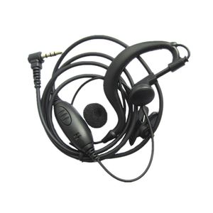 A forma di G auricolare auricolare con clip per microfono per Yaesu Vertex radio bidirezionale FT-50R FT-60R VX-10 VX-14 VX-17 VX-110 VX-130 VX-131 VX-132 VX-150 VX-160 VX-180 VX-351 VX-354