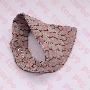 Letter Printed Pet Cloak Bibs Fashion Saliva Towel Scarf Dog Apparel Teddy Corgi Bulldog Pets Clothes