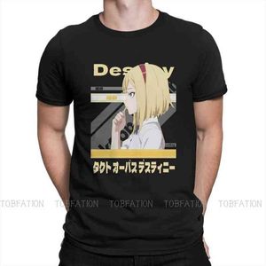 Cosethet Eat Candy Casual Tshirt Takt OP Destiny Muzyka Anime Styl Streetwear Wygodne T Shirt Mężczyzna Krótki Rękaw Specjalny G1217