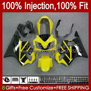 Ciało formy wtryskowej dla Honda CBR 600 F4 FS CC 600F4 600FS 99-00 BODY BLK Yellow 54NO.178 CBR600F4 CBR600FS 1999 2000 CBR600 F4 600CC 99 00 100% FIT OEM Łwycenia