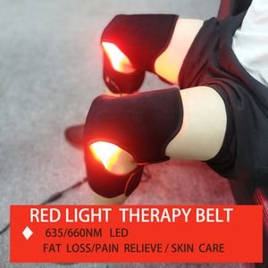 疼痛救済膝ベルト5V LEDライト赤色光赤外線療法