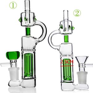 Mini Cokah Glass Bubbler Recycler Water Piques Ash Catcher Oil Rigs