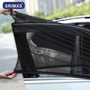 Car Sunshade Window Shades Mosquito Net Sun Cover Rear Side Kids Baby Uv Protect Perspective Block Mesh Shade For