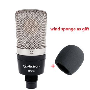 High Quality Alctron MC410 capacitor Cardioid large diaphragm condenser recording microphone computer