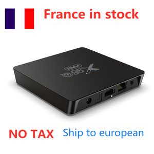 4k Uhd Tvs achat en gros de Expédition de France X96Q Pro Smart TV Box Android Allwinner H313 Quad Core Tvbox K UHD HDR G WiFi