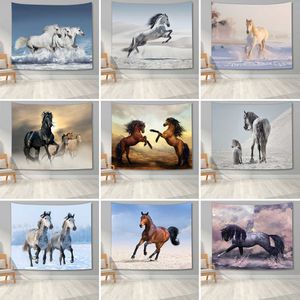 Pentium Horse 3D Print Wall Hanging Tapestry Polyester Fabric Home Decor Wall Rug Carpets Hanging Tapestry 210609