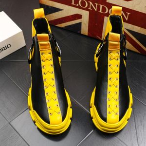 European Rhinestone Men Shoes Luxury Punk Sneakers Hip Hop Male Platform Flats Chaussure Homme Zapatos Hombre b7