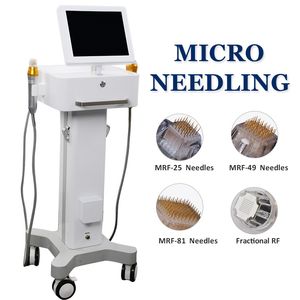 Cartuccia d'oro Fractional Rf Microneedle Machines Skin Tightening Treatment Facelift 2 in 1 Rimozione della cicatrice per la cura del viso