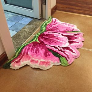 Carpets Arrival Bright Color Art Rug For Door Mat Carpet Tulips 80*50cm