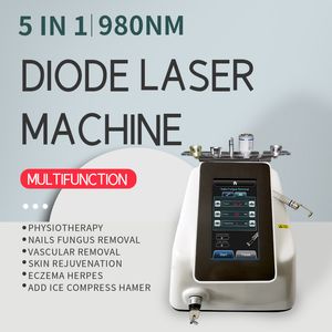 30W Newest 5 In 1 Laser Diode 980Nm Nail Fungus Veins Removal Machine 980Nm Vascular Laser Free Shipment