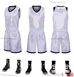 2021 Herren New Blank Edition Basketball-Trikots Benutzerdefinierter Name Benutzerdefinierte Nummer Beste Qualität Größe S-XXXL Lila Weiß Schwarz Blau AW1SUH