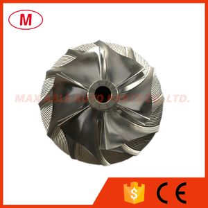 TA31 409096-0014 49.70/67.40mm 6+6 blades Turbocharger Turbo Billet compressor wheel/Aluminum 2618/Milling wheel for Komat*su 6207-81-8130/452012-0003/454114-0001 CHRA