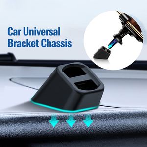 Universal Wireless Car Charger Stand Base Dashboard Mount Car Mobiltelefonhållare Bracket Air Outlet Clip Tillbehör