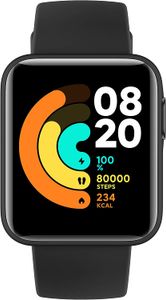 Xiaomi großhandel-Xiaomi MI Watch Lite Xiaomi Smart Watch TFT LCD Anzeige bis zu Tage Autonomie mit einem Aufladen Monitoren Arten von Sportarten Schwarz