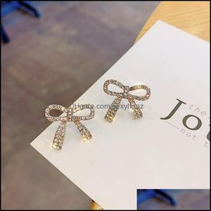 Stud Earrings Jewelry S1986 Fashion S925 Sier Post Simple Butterfly Drop Delivery 2021 Cobti