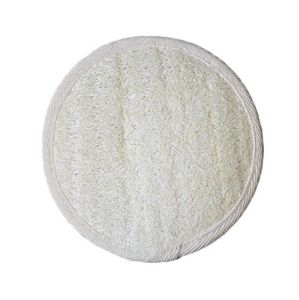 12.5cm runda form naturliga loofah dynor exfoliating bad dusch svamp