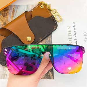 Designer sunglasses Z2330E one-piece color lens womens fashion travel vacation glasses casual style UV400 protection high quality with mirror box delivery