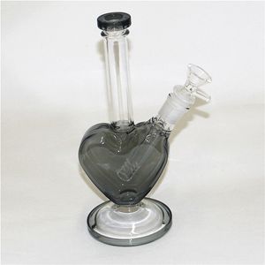 9 inç Mini DAB Rigs Renkli Kalın Cam Bongs Nargile Su Boruları 14mm Eklem Oil Teçhizat Downstem Filtre Kase ile Küçük Bong