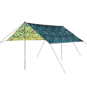 Tiendas de campaña y refugios 3 * 3m Camping al aire libre Sol de campamento con polos Toldo ultraligero Pesca Picnic PERGOLA PERGOLA MATERIO A prueba de humedad